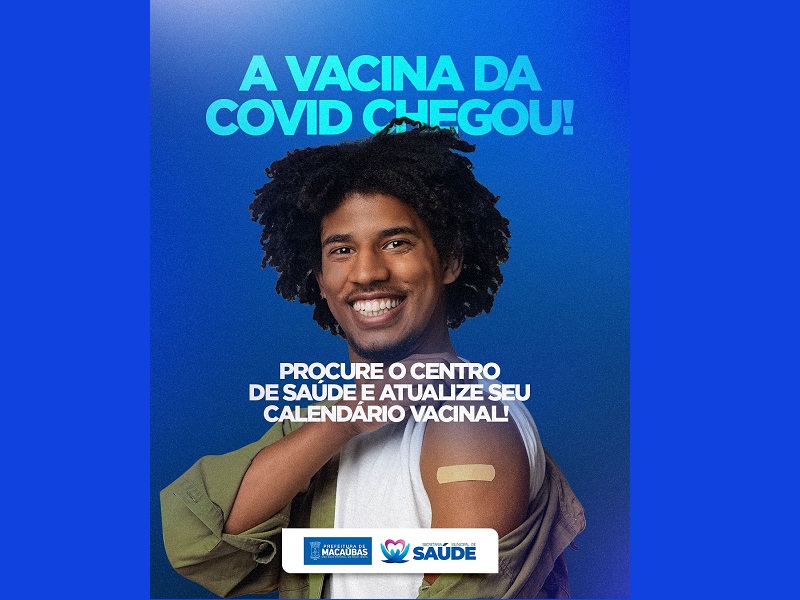 VACINA CONTRA A COVID DISPONÍVEL!
