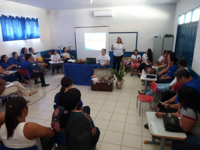 EQUIPE PEDAGÓGICA DO CAEESPEM REALIZARAM UM ENCONTRO NA COMUNIDADE DO CANTO