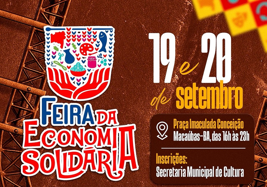FEIRA DA ECONOMIA SOLIDÁRIA NO FESTIVAL DE FORRÓ MACAUBENSE