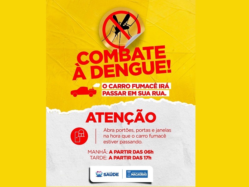 ATENÇÃO, ATENÇÃO! OLHA O CARRO FUMACÊ PASSANDO NA SUA RUA