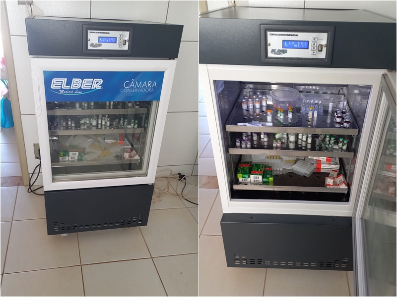 DISTRITO DE CANATIBA CONTA AGORA COM UMA CÂMARA FRIA NA SALA DE VACINA