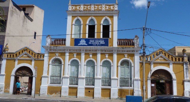 A GESTÃO MUNICIPAL ESTÁ REFORMANDO A BIBLIOTECA MUNICIPAL (ANTIGA PREFEITURA)